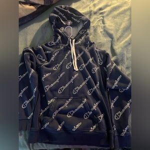 Navy Blue Champion Hoodie